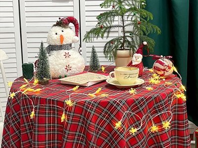 Vải sọc Caro Decor Noel nhiều kiểu [Đa dạng] Khổ 150cm PK-VAI-13